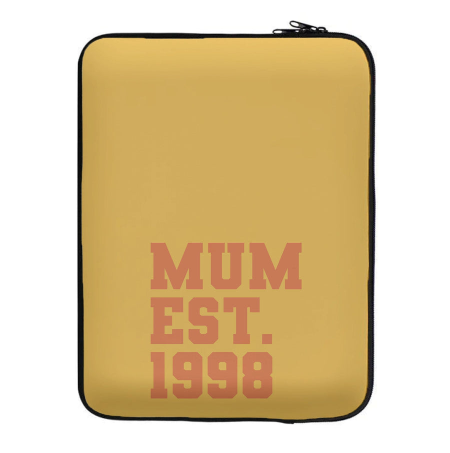 Mum Est - Personalised Mother's Day Laptop Sleeve