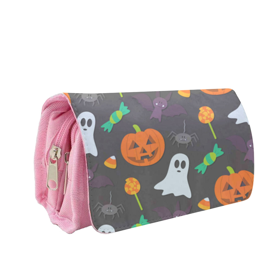 Colourful Halloween Pattern Pencil Case