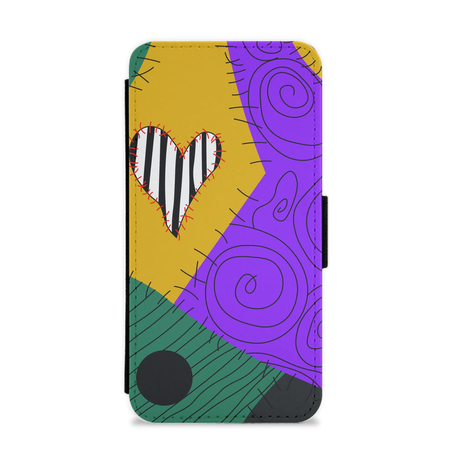 Sally's Dress - The Nightmare Before Christmas Flip / Wallet Phone Case