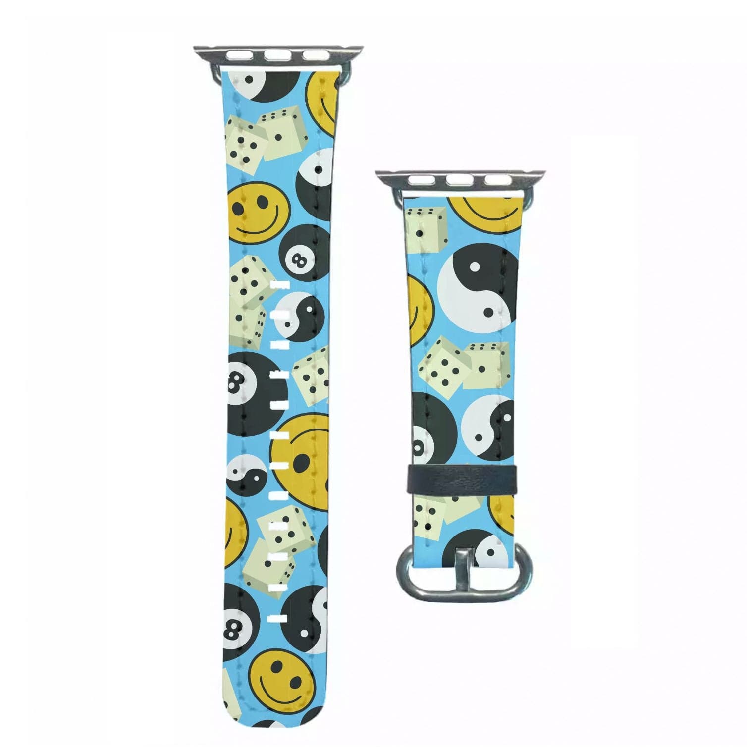 8 Ball Pattern - Skate Aesthetic Apple Watch Strap