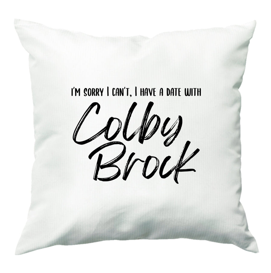 Date With Colby - Sam And Colby Cushion