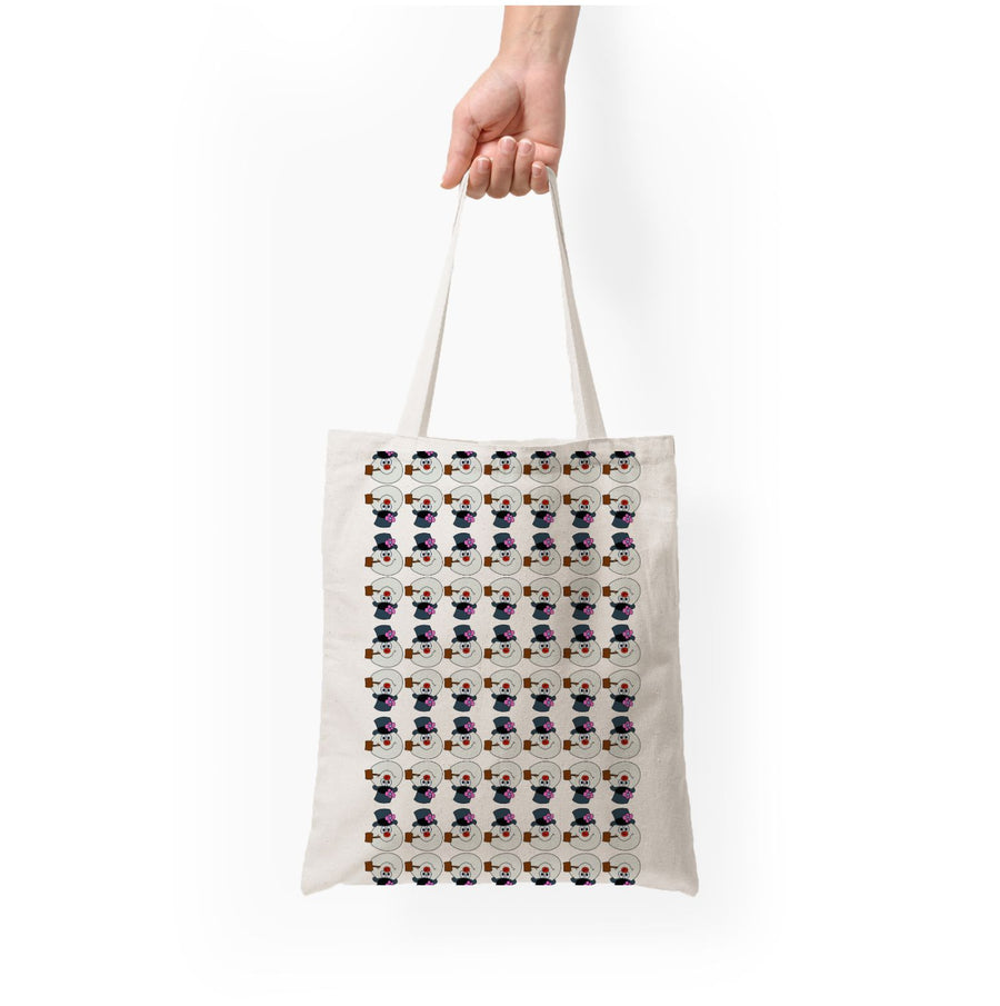 Pattern - Frosty The Snowman Tote Bag