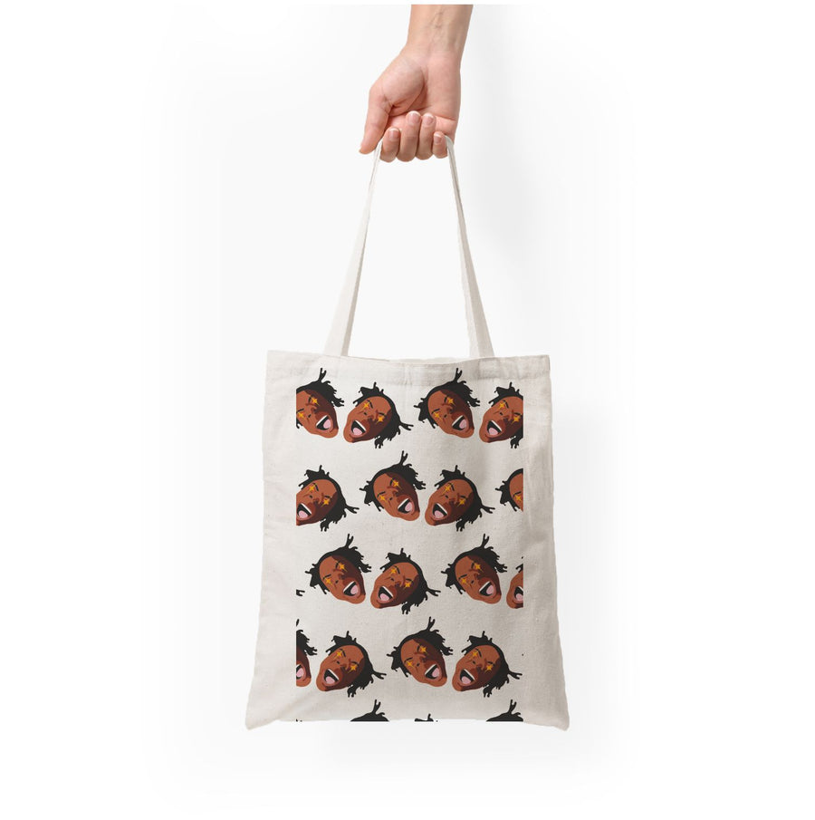 Speed Collage Tote Bag