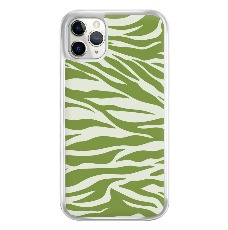 Abstract Green Print Phone Case