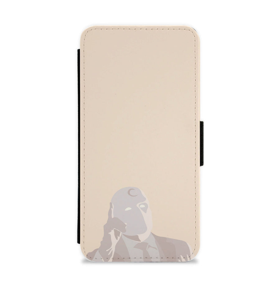 Pointing Up - Moon Knight Flip / Wallet Phone Case