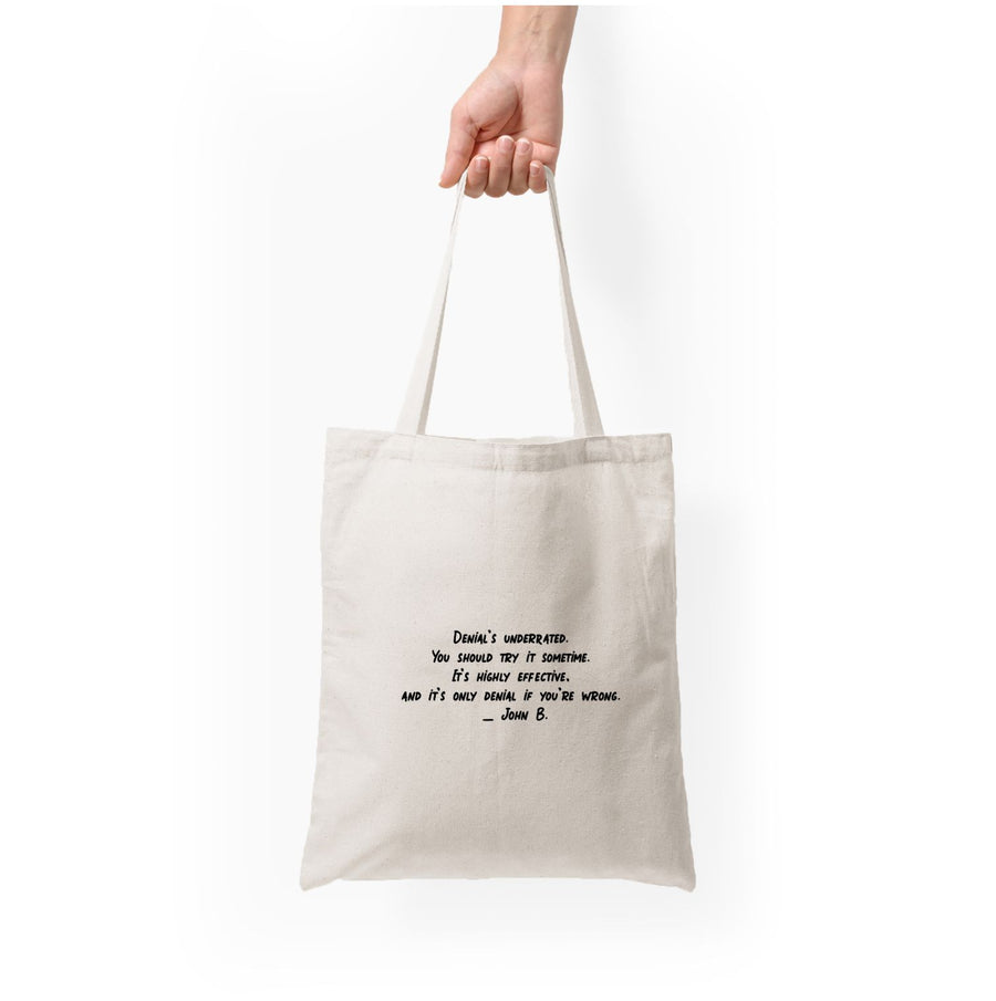 Denial's Underrated - Outer Banks Tote Bag