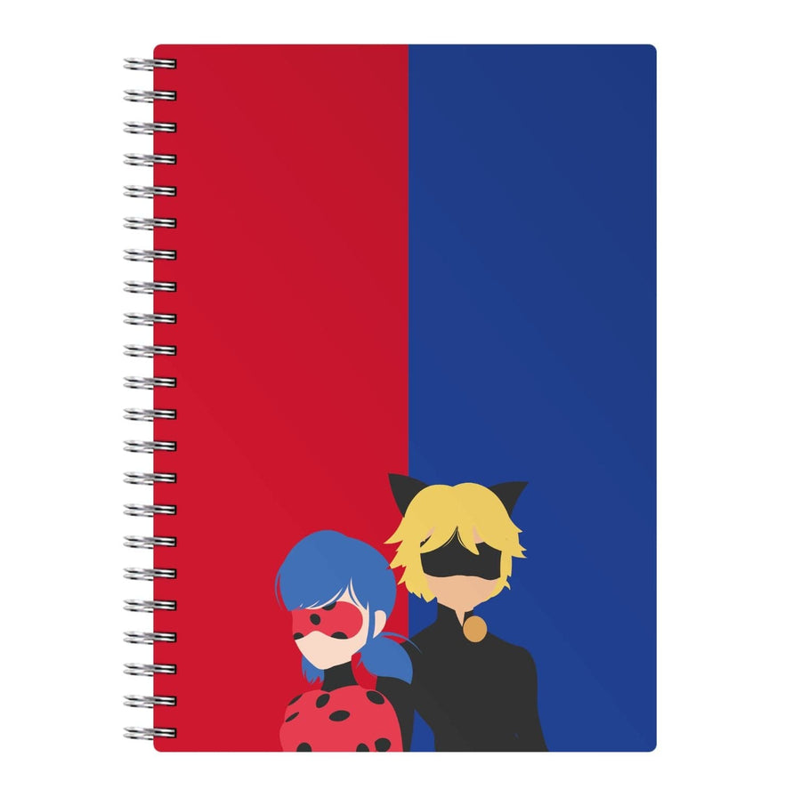 Red And Blue - Miraculous Notebook