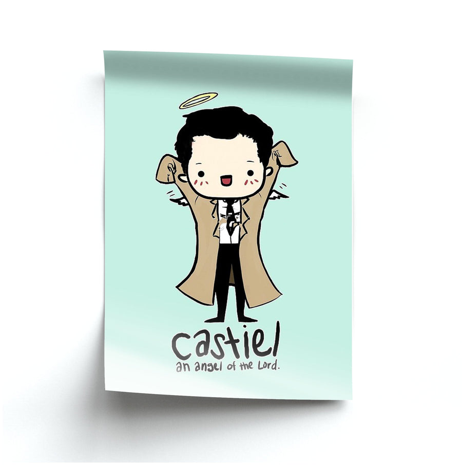 Castiel - Angel of the Lord - Supernatural Poster