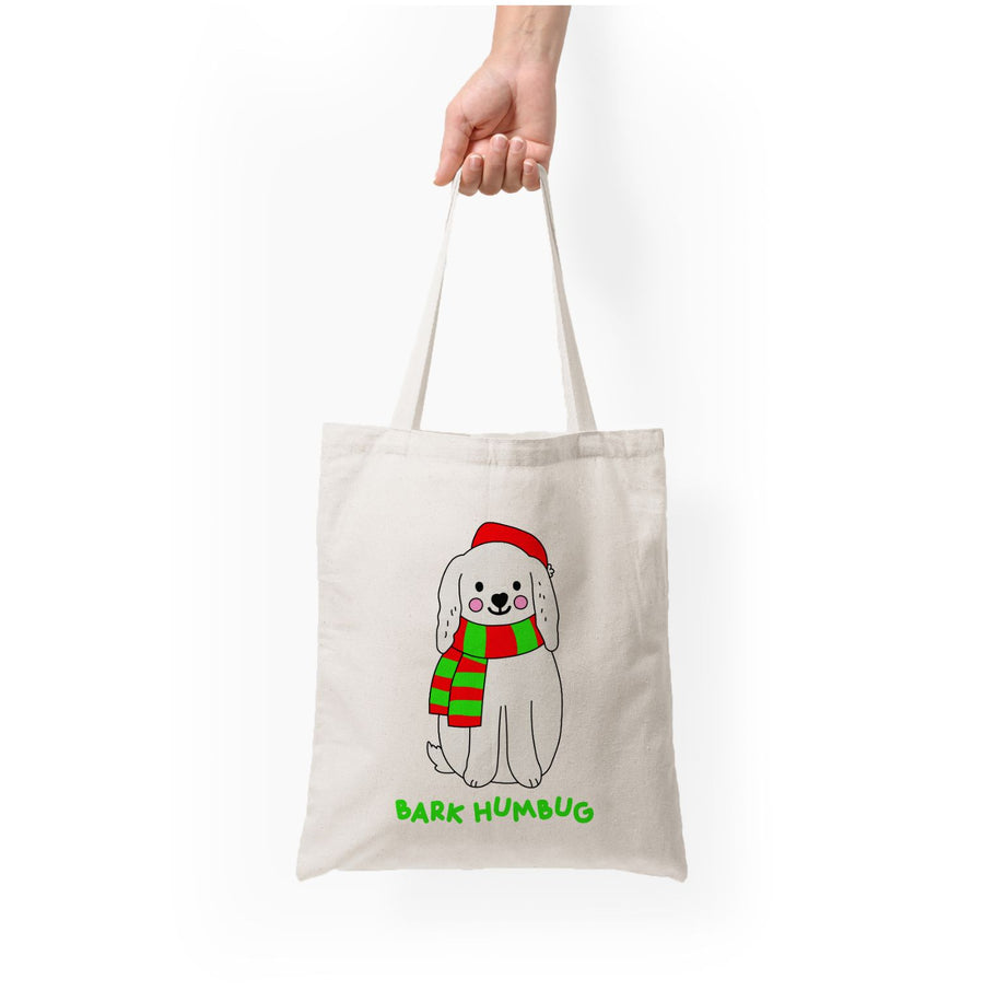 Bark Humbug - Christmas Puns Tote Bag
