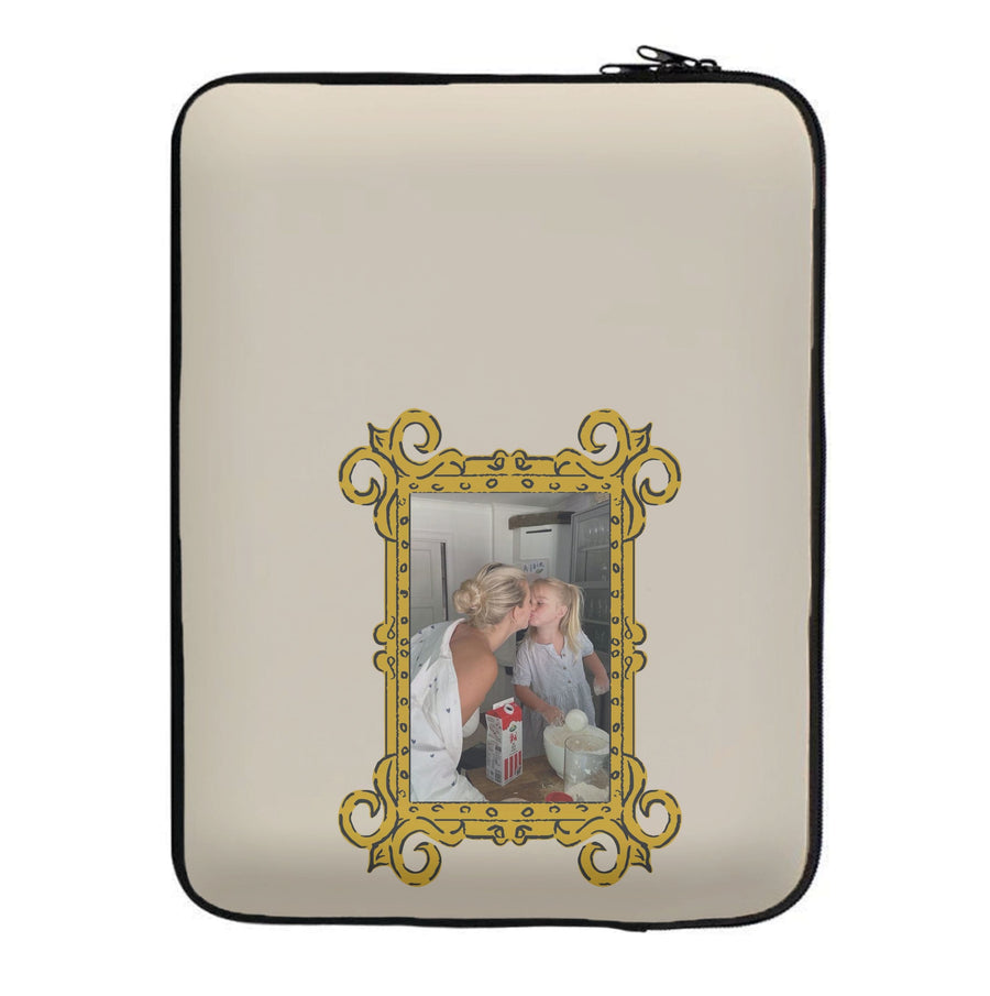 Gold Photo Frame - Personalised Mother's Day Laptop Sleeve