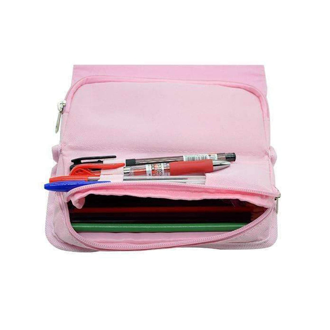 Pink Dragon Pattern Pencil Case