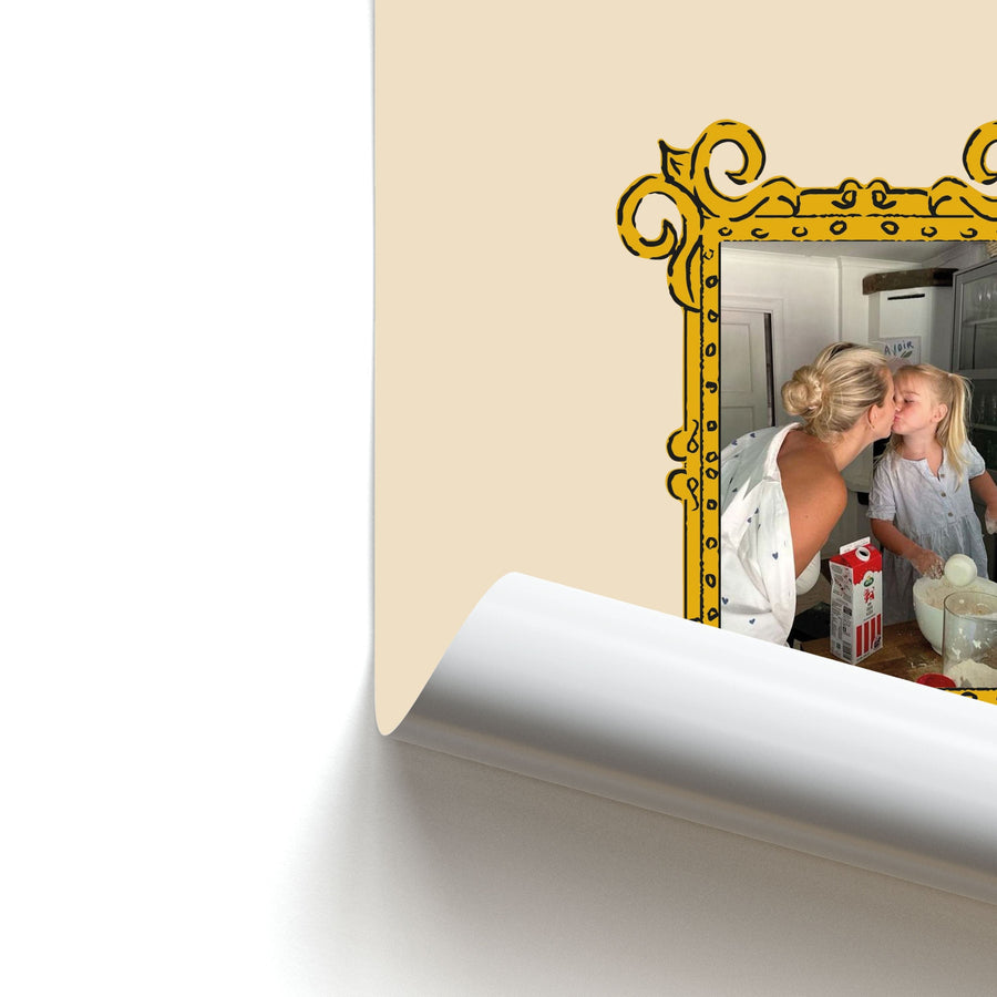 Gold Photo Frame - Personalised Mother's Day Poster