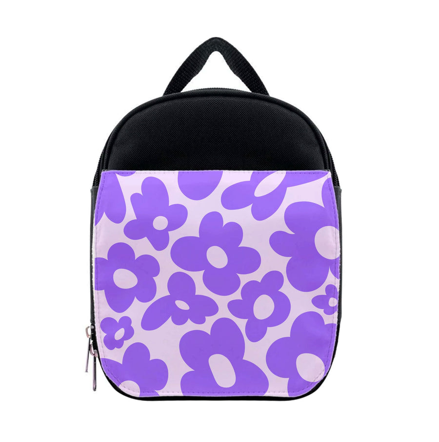 Purple Flowers - Trippy Patterns Lunchbox