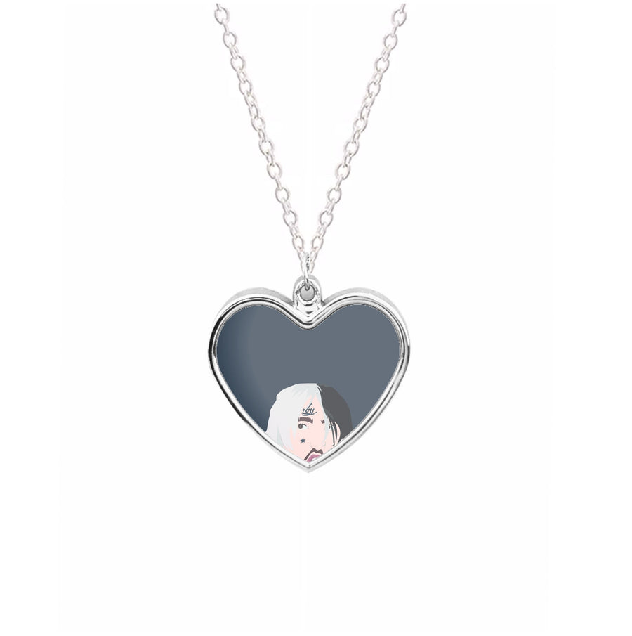 Black And White Hair - Lil Peep Necklace