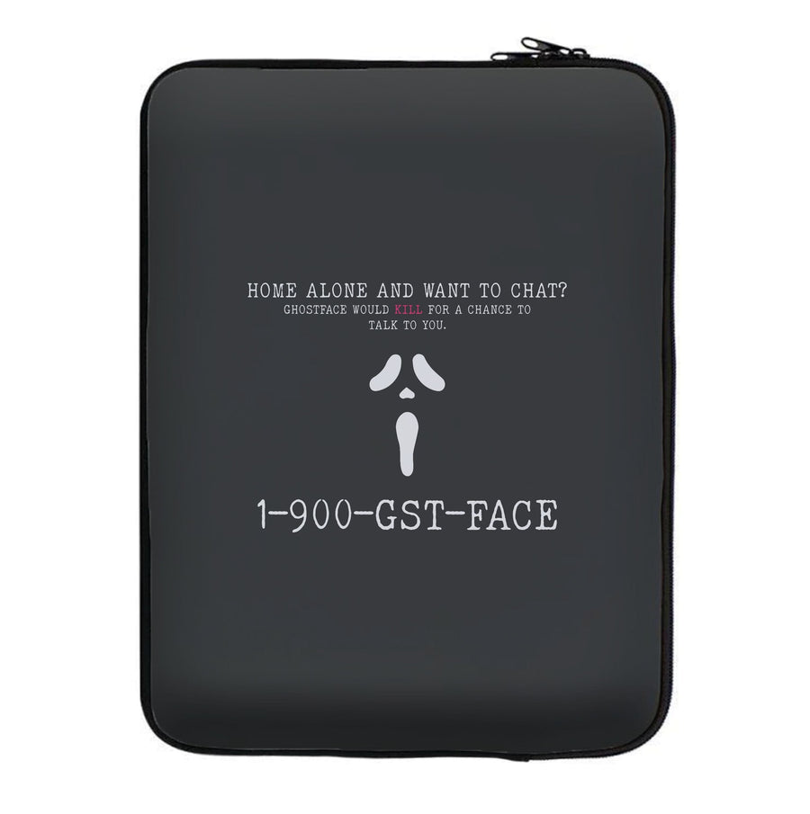 1-800-GST-FACE - Scream Laptop Sleeve