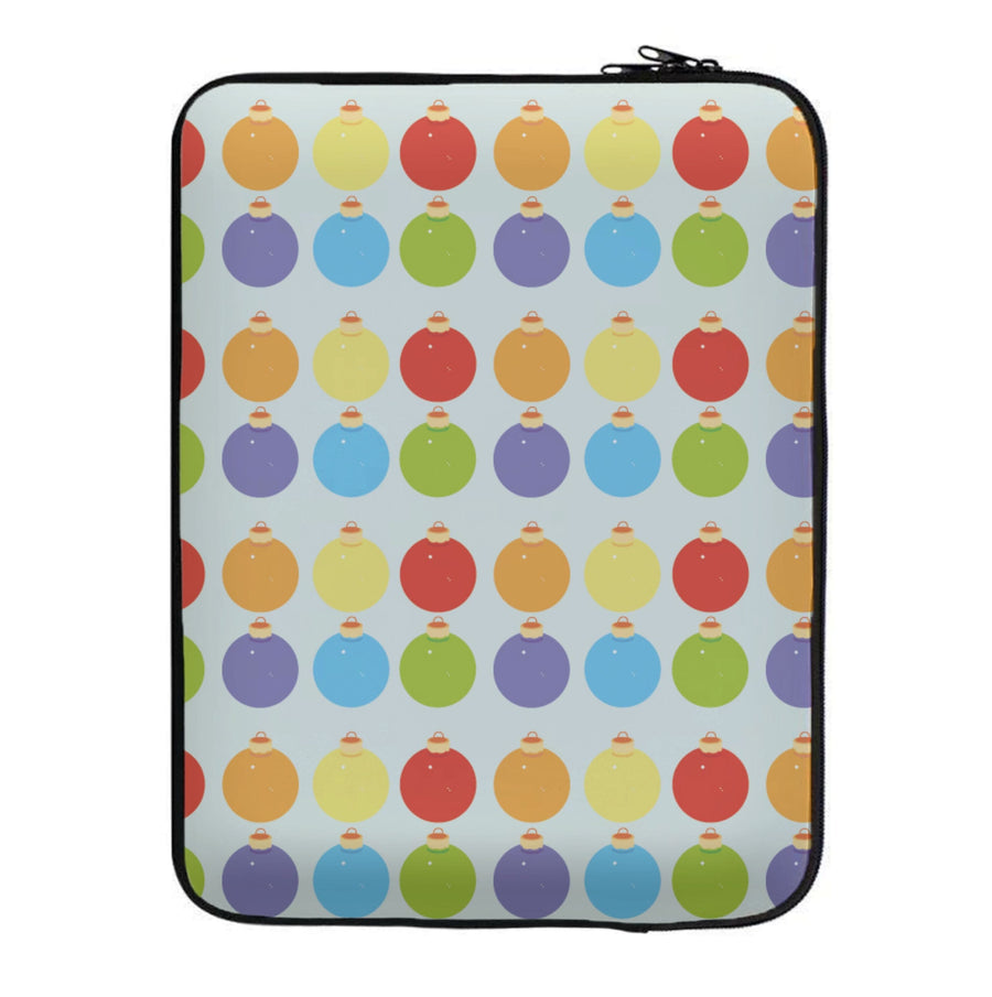 Baubles - Christmas Patterns Laptop Sleeve