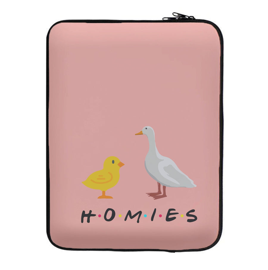 Homies Chick And Duck - Friends Laptop Sleeve