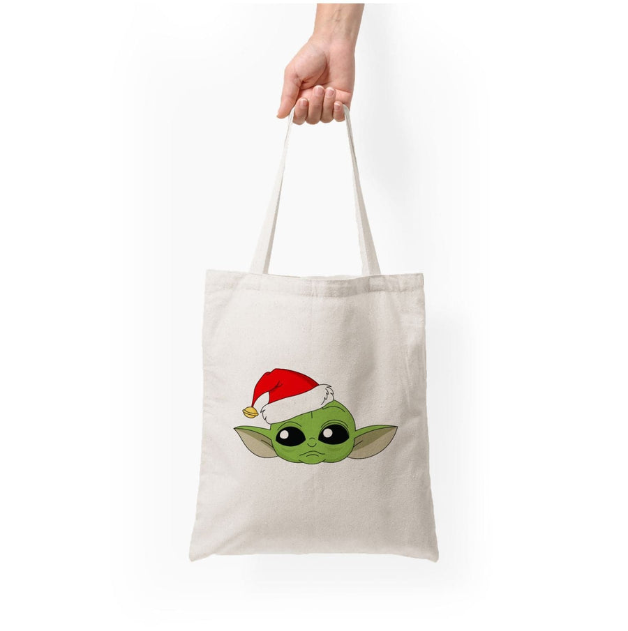 Baby Yoda Christmas Pattern - Star Wars Tote Bag