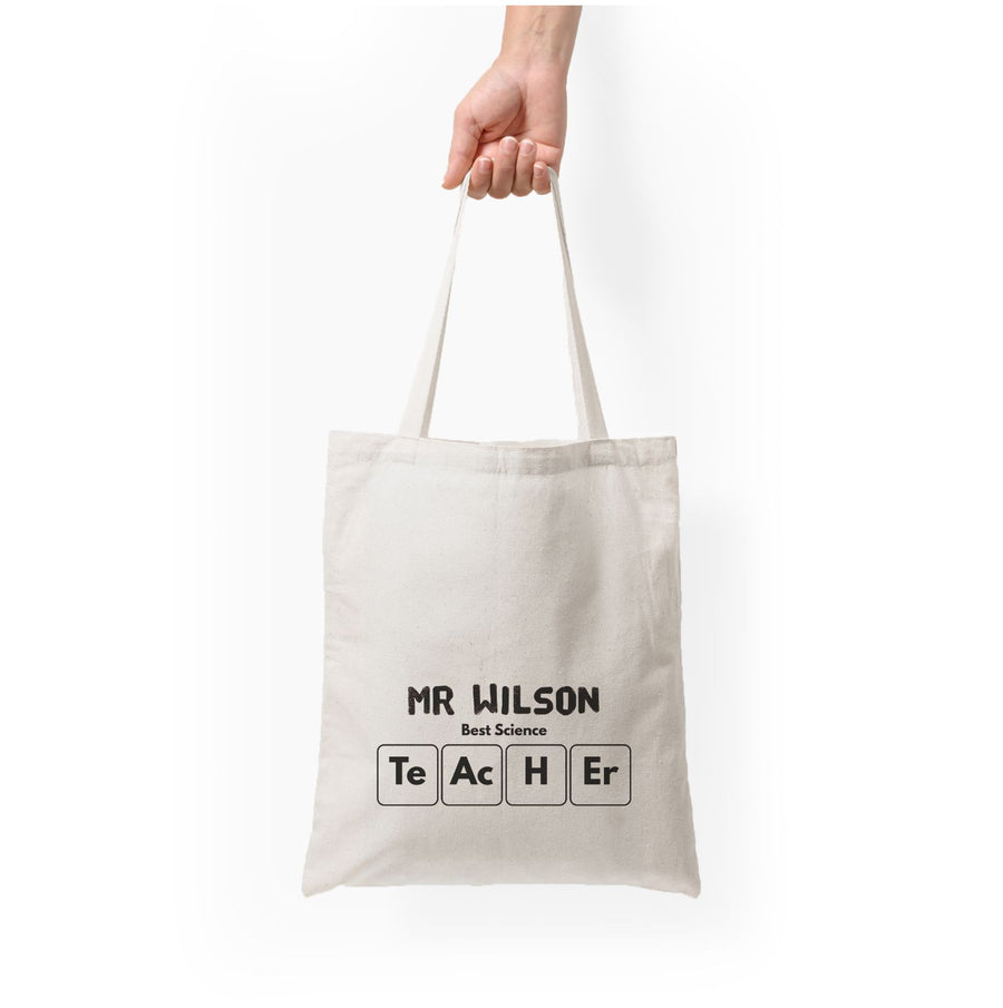 Stars And Stationary - Personalised Teachers Gift Tote Bag