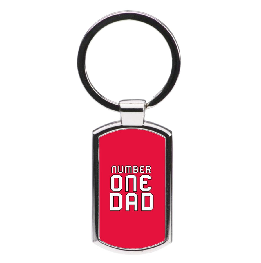 Number One Dad - Fathers Day Luxury Keyring
