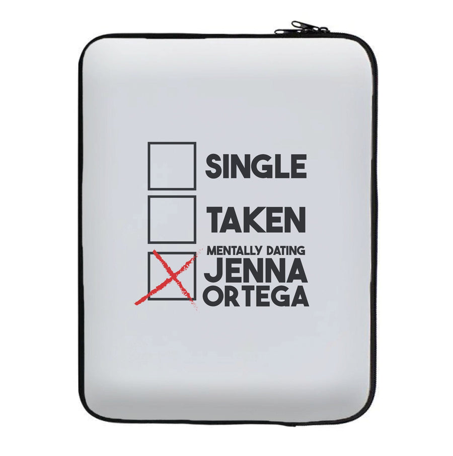 Mentally Dating Jenna Ortega Laptop Sleeve