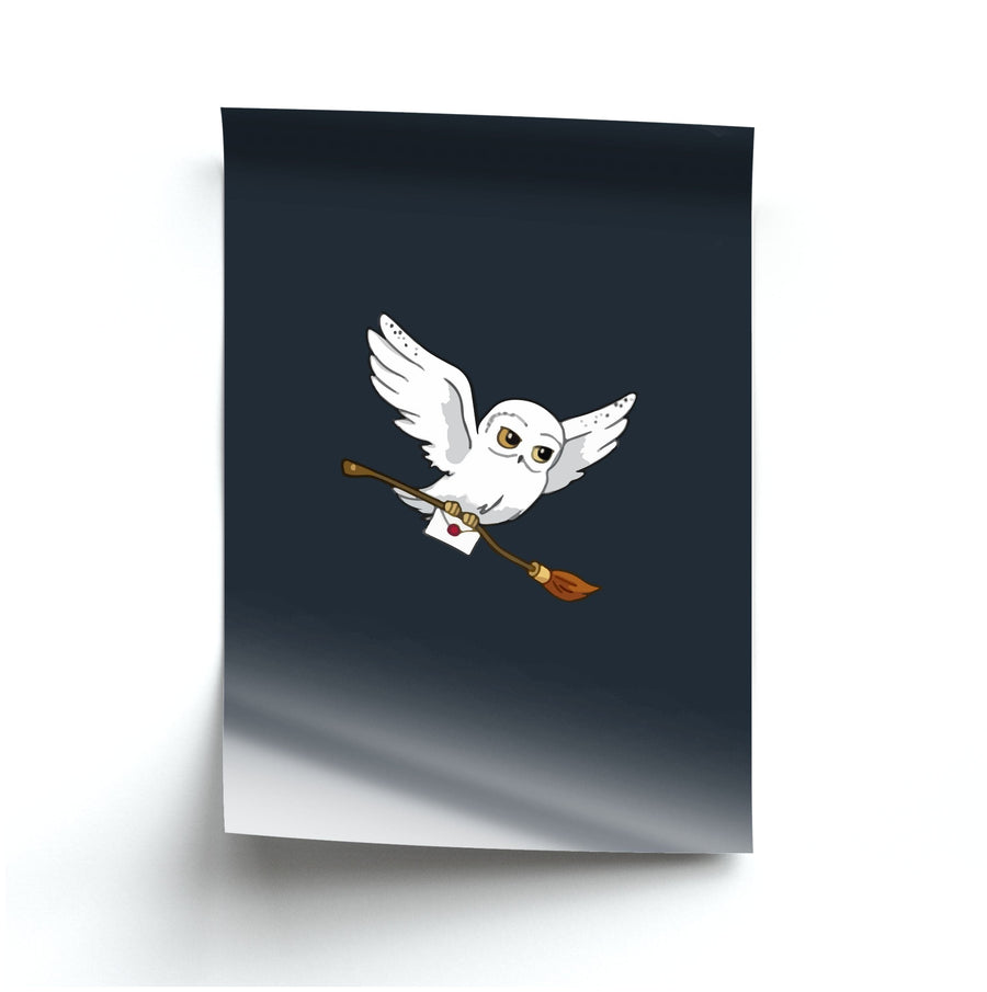 Messenger Owl Hedwig - Harry Potter Poster