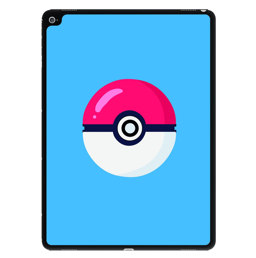 Pokemon ball - blue iPad Case