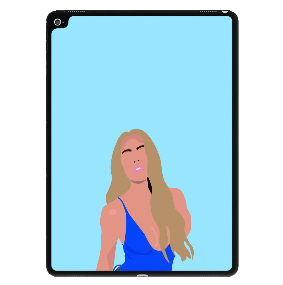 Khloe Kardashian silhouette iPad Case