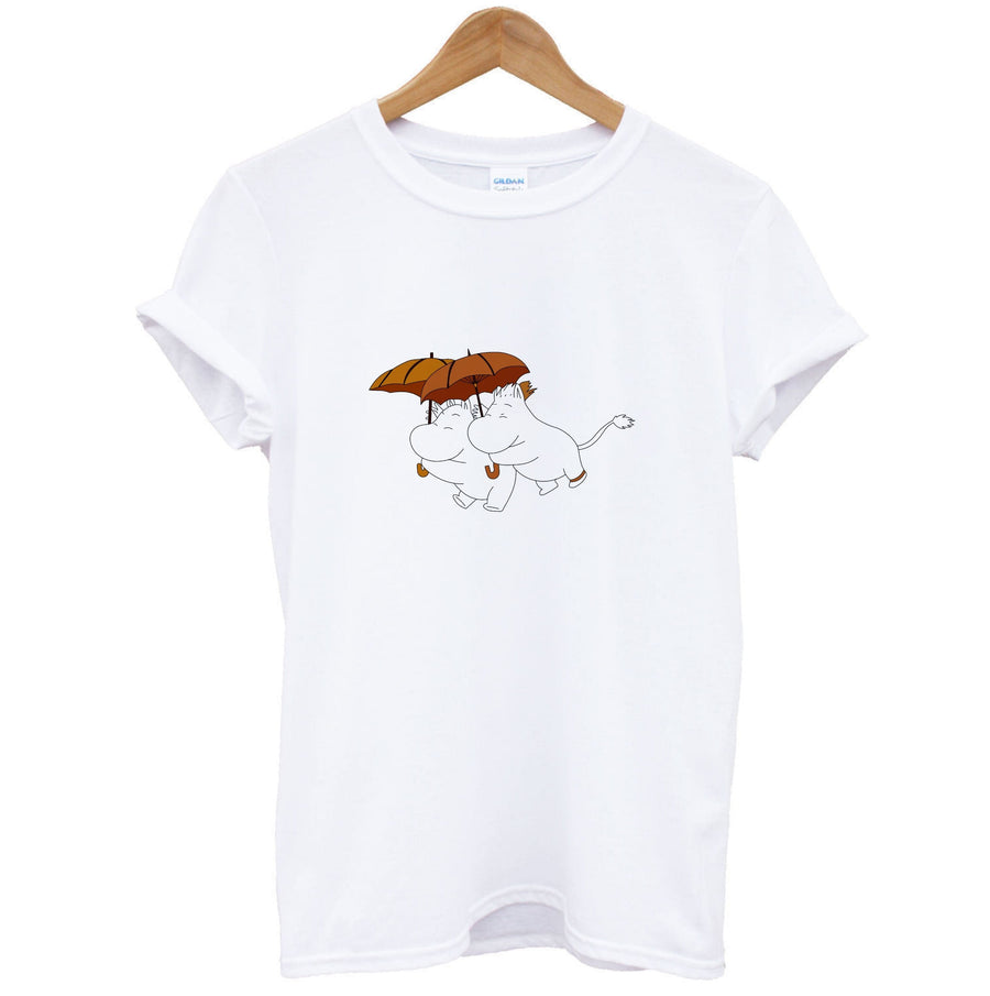 Moomin Umbrellas  T-Shirt