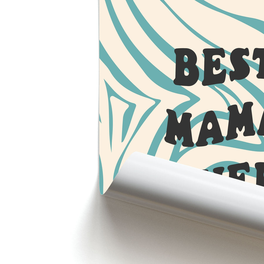 Best Mama Ever - Personalised Mother's Day Poster