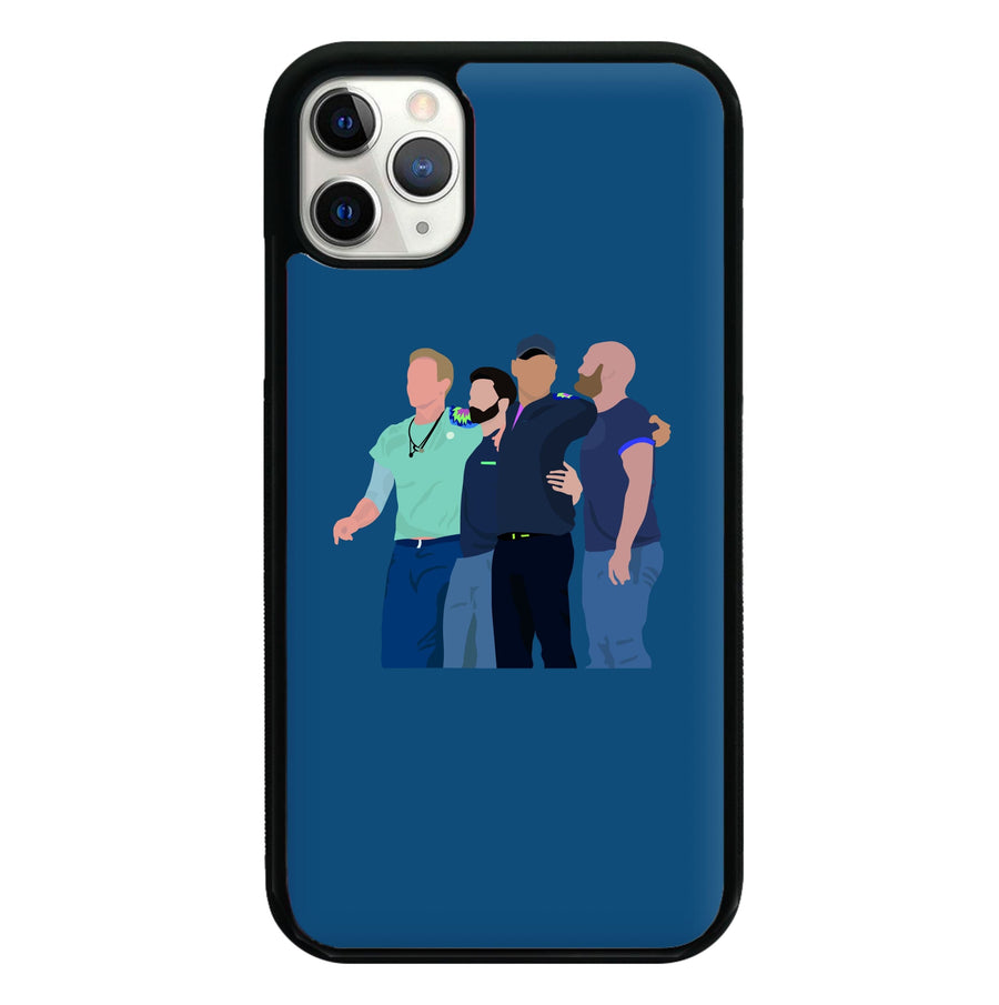 Coldplay Band Blue Phone Case