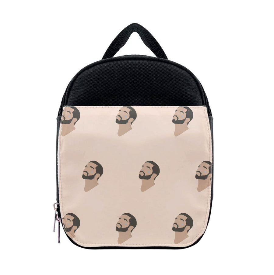Drake Face Pattern Lunchbox
