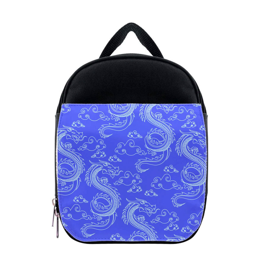 Blue Dragon Pattern Lunchbox