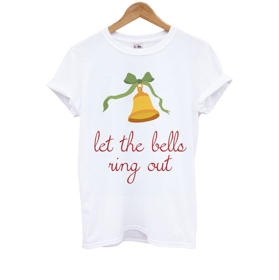Let The Bells Ring Out - Christmas Songs Kids T-Shirt