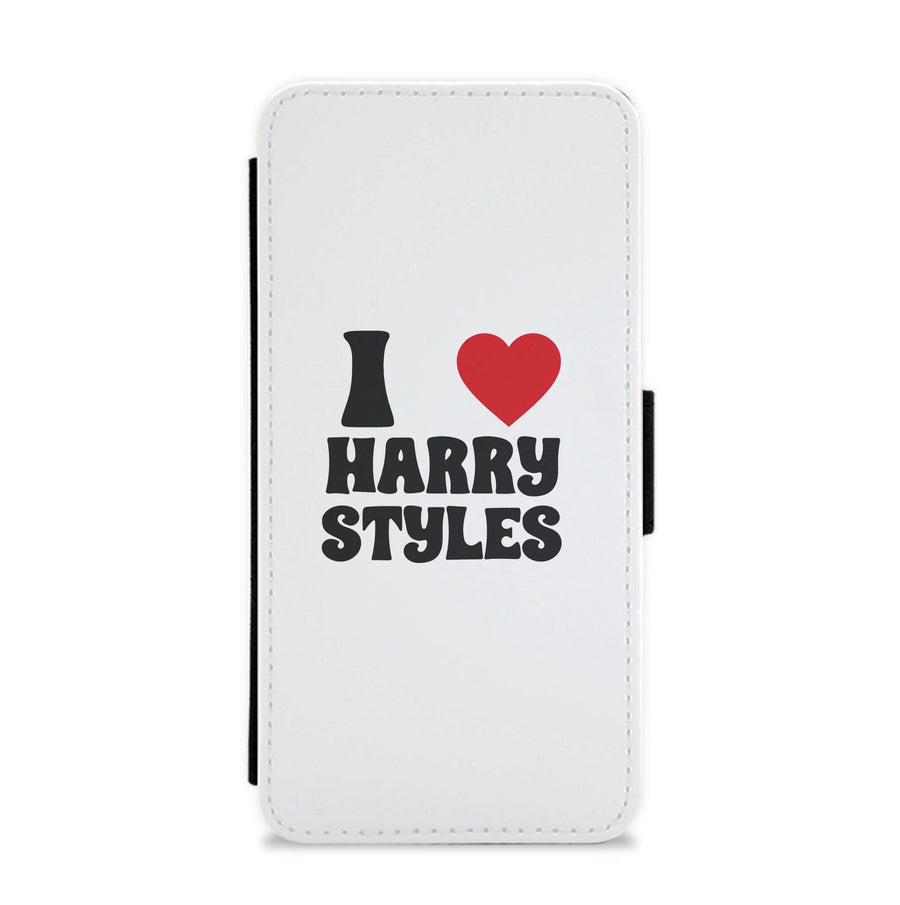 I Love Harry Flip / Wallet Phone Case