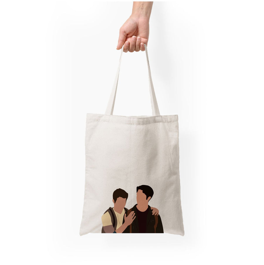 Scott and Stiles - Teen Wolf  Tote Bag