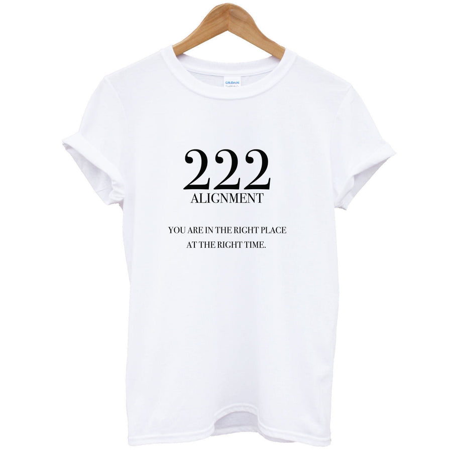 222 - Angel Numbers T-Shirt