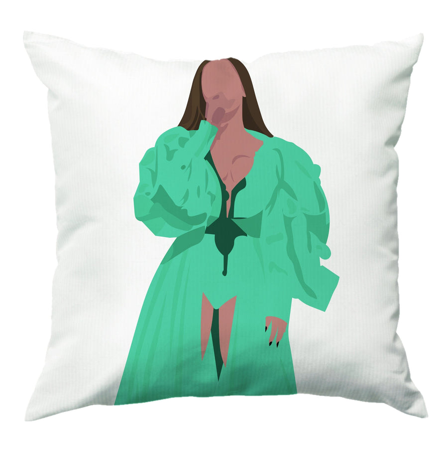 Green Dress - Beyonce Cushion