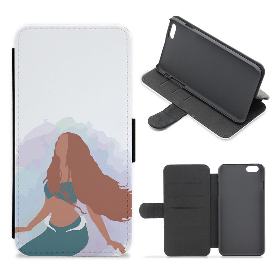 Ariel Watercolour - The Little Mermaid Flip / Wallet Phone Case