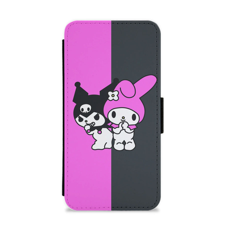 Little Twin Stars - Hello Kitty Flip / Wallet Phone Case