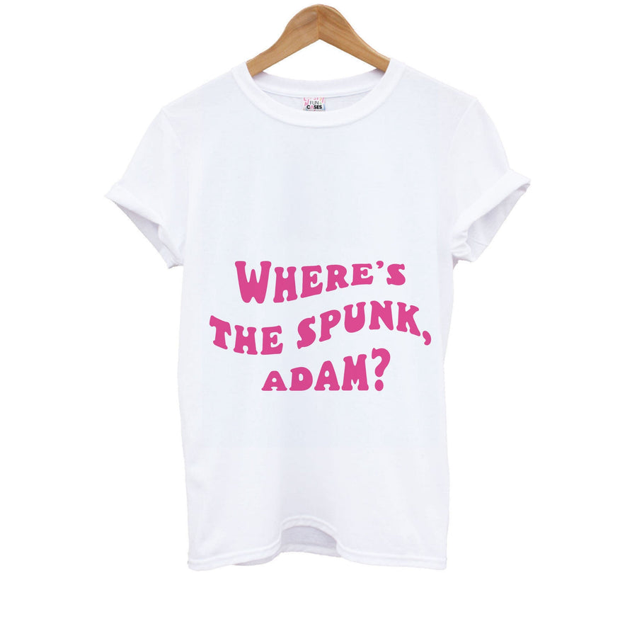 Wheres The Stuff Adam? - Sex Education Kids T-Shirt