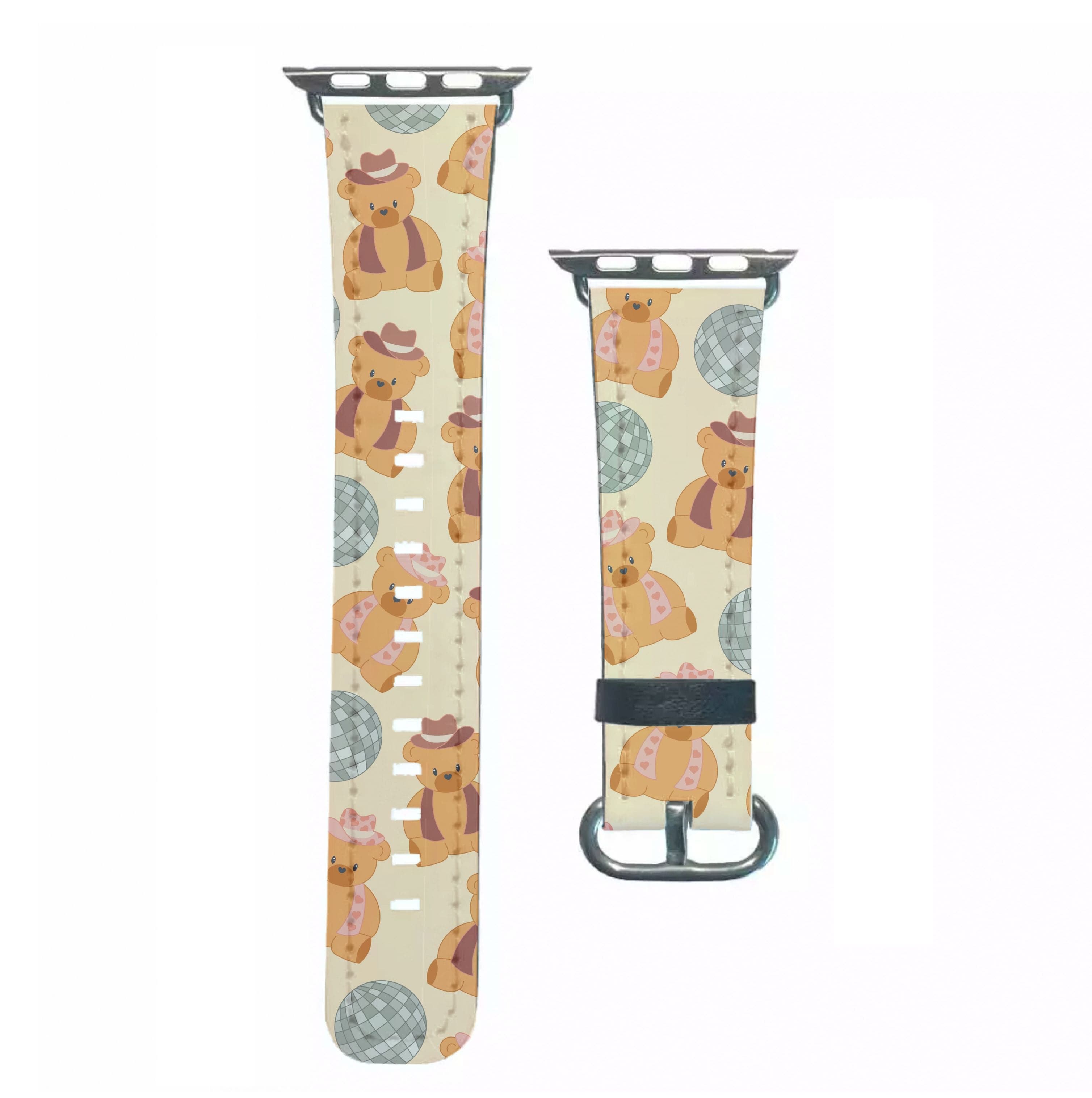 Bears With Cowboy Hats - Western Apple Watch Strap