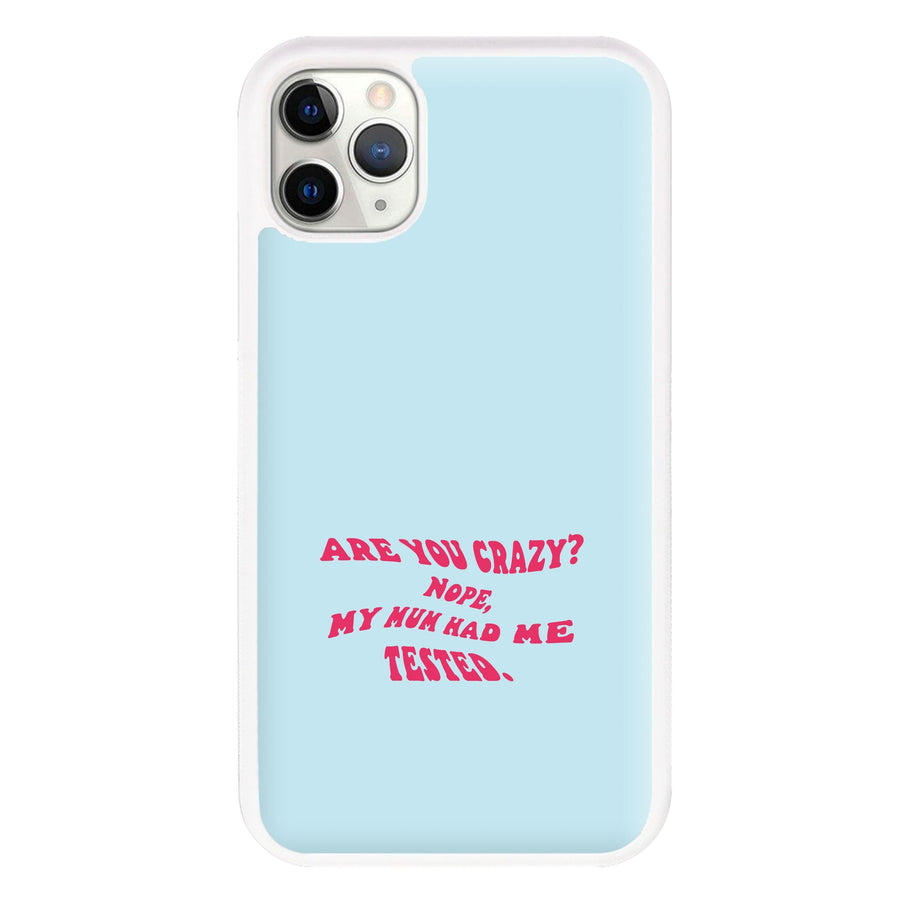 Are You Crazy? - Young Sheldon Phone Case