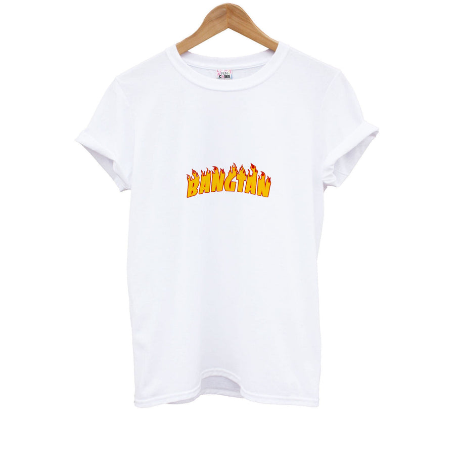 Bangtan Flames - BTS Kids T-Shirt