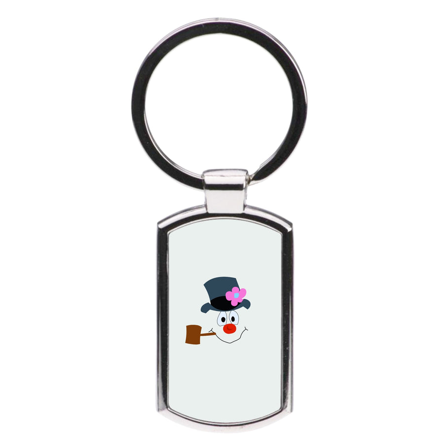 Pipe - Frosty The Snowman  Luxury Keyring