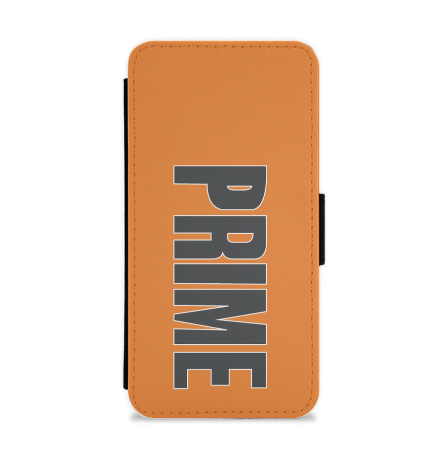 Prime - Orange Flip / Wallet Phone Case