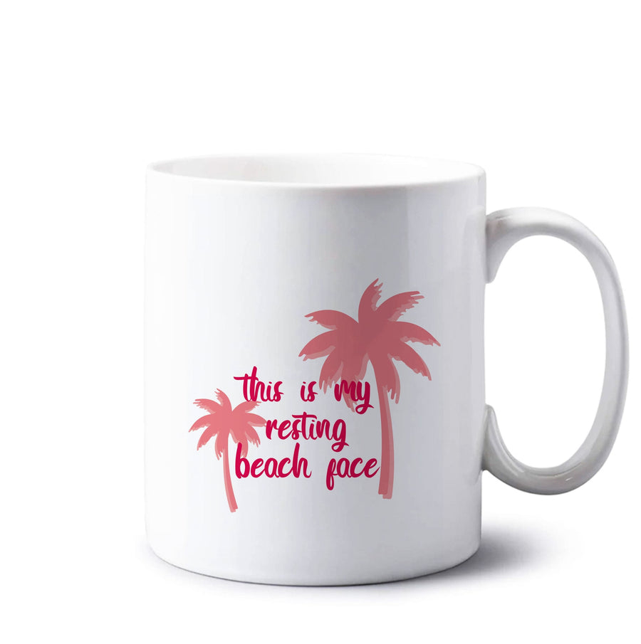 This Is My Resting Beach Face - Summer Quotes Mug