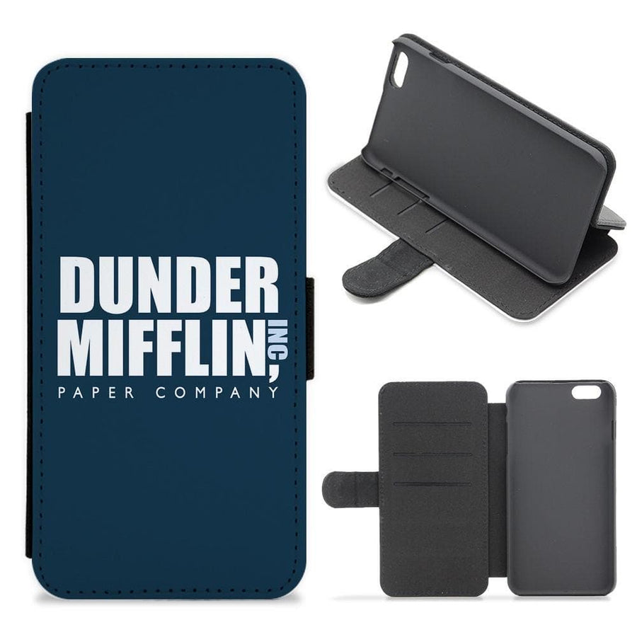 Dunder Mifflin Logo - The Office Flip / Wallet Phone Case - Fun Cases