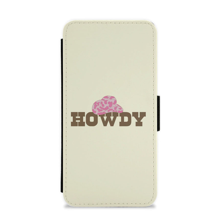 Howdy - Western  Flip / Wallet Phone Case
