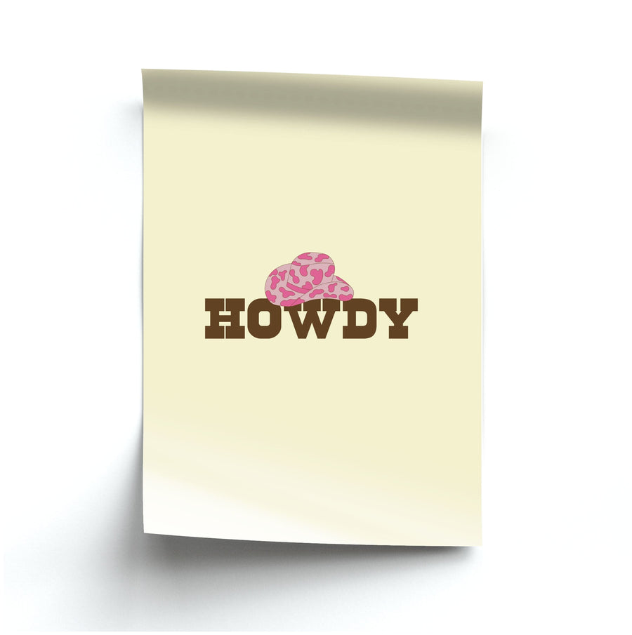 Howdy - Western  Poster